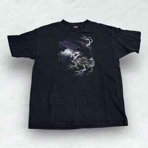 Harley Davidson Motorcycle 2001 Raleigh North Carolina Vintage Faded Shirt